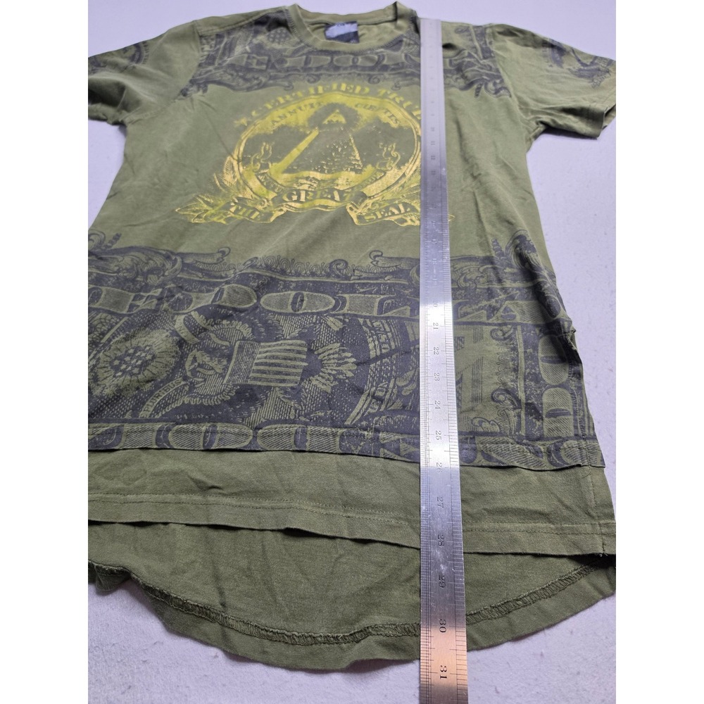 Switch Remarkable T-Shirt Mens XL Olive Green Graphic Certified True Dollar Bill - Picture 5 of 6